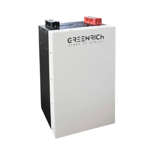 GREENRICH 4.96KWH WM5000 Wall Mounting Lithium LifePO4 Battery 1.5C – 96.6A / 7500W / 4954WH